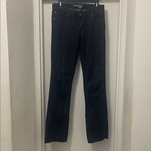 Express Women's Midnight Blue Boot Cut Jeans